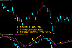 文华财经RSI+成交量+KDJ多空短买卖指标