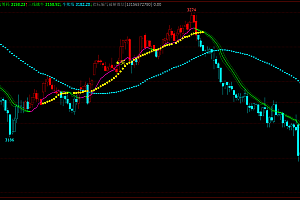 文华财经期货指标-多空波段短线趋势线|macd量柱回调反转信号