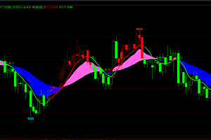 文华财经xtrd期货指标集合-多空波段BS彩带|macd趋势变色反转幅图