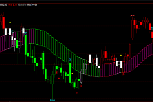 文华期货趋势多空柱-BS多空买卖点-K线涨跌变色指标公式源码
