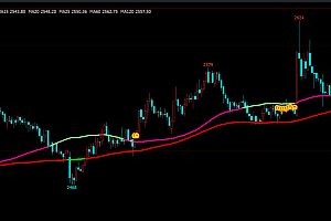 文华期货指标公式大全-均线变色趋势线幅图指标源码